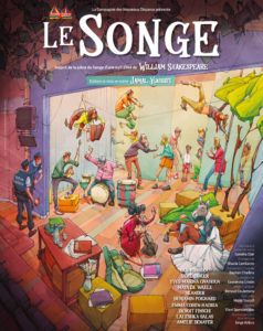 Affiche spectacle le songe